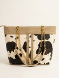 western  Style Cow print Tote bag